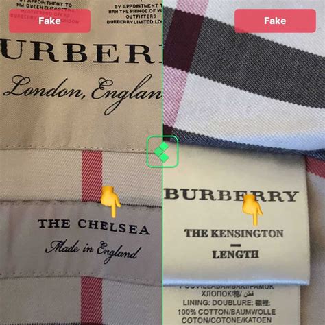 how to spot a fake burberry dress|genuine burberry label.